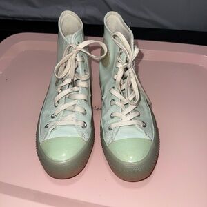 Converse Pastel Teal High-Top Sneakers